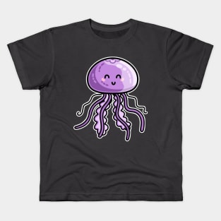 Kawaii Cute Jellyfish Kids T-Shirt